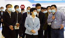 泰州市萬市長一行領導蒞臨云涌調研科技創(chuàng)新活動